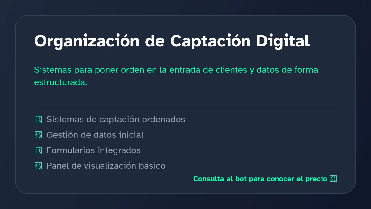 Organización de Captación Digital: La Revolución Digital